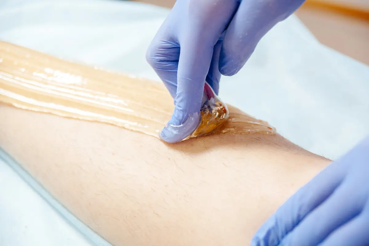 sugaring body hair removal